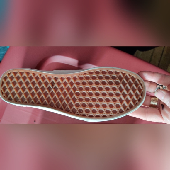 Vans Men's Checkered Brown Canvas Slip On Loafer. Size 5 - Picture 5 of 7